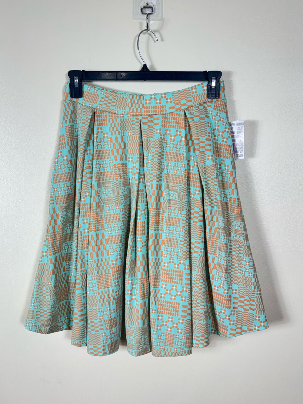 Womens Midi Skater Skirt Medium Y2K Indie Retro Bohemian Festival New